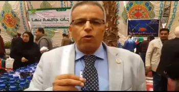 «صابون وداوني وديتول».. عميد كلية علوم بنها يتحدث عن مشاركتهم بمعرض الجامعة (فيديو)