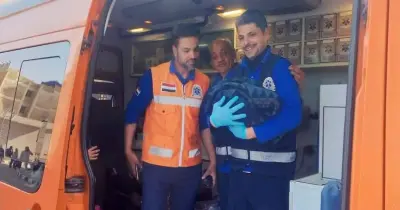 مسعفو الغربية يجرون ولادة طارئة لسيدة بقرية محلة مرحوم في شم النسيم (صور)