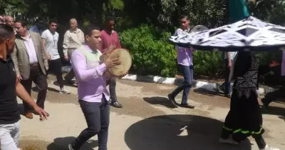 استمرار فعاليات استقبال طلاب جامعة المنيا