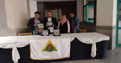 جامعة بنها تحصد المركز الثاني في الملتقي العلمي للروبوت