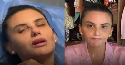 حقن تجميل مغشوشة..دانا حمدان تدخل المستشفى بعد تدهور صحتها