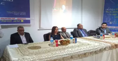 صور| الإعلامية شيماء صابر في ندوة «قصص النجاح» بجامعة حلوان