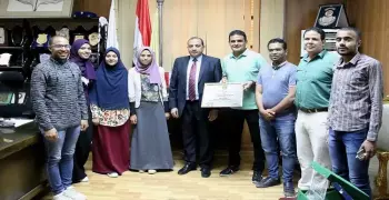 جامعة بني سويف تفوز بأفضل مبادرة لحماية البيئة