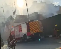 هل تسبب حريق  قسم شرطة الأزبكية بإصابات أو وفيات؟