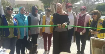 معرض خيري في كلية البنات بعين شمس