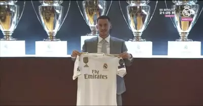 رسميا.. هازاد لاعبا لريال مدريد حتى 2024