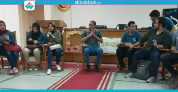 الاتحاد المصري لطلاب الصيدلة بجامعة دمنهور يستضيف الروائي محمود حافظ