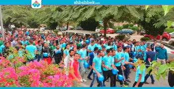 بمشاركة 300 طالب.. مارثون مشي للتوعية بمرض السكر في جامعة أسيوط