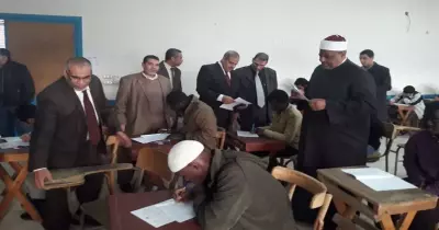 وكيل الأزهر ورئيس الجامعة يتفقدان لجان الامتحانات
