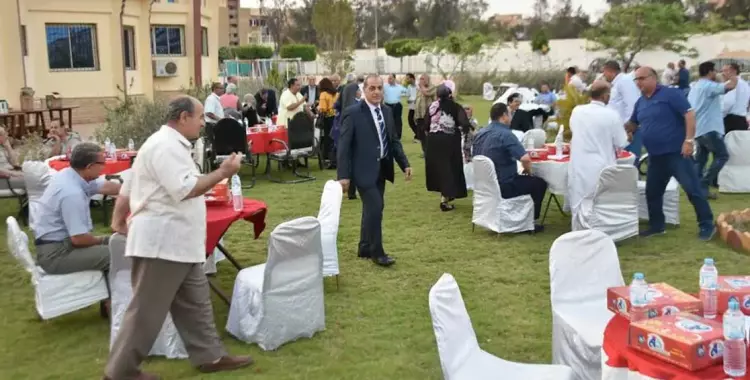  إفطار جماعي لأعضاء هيئة التدريس بجامعة السادات 