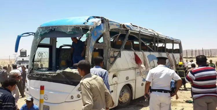  اتحاد طلاب جامعة السادات ينعي ضحايا حادث نويبع 