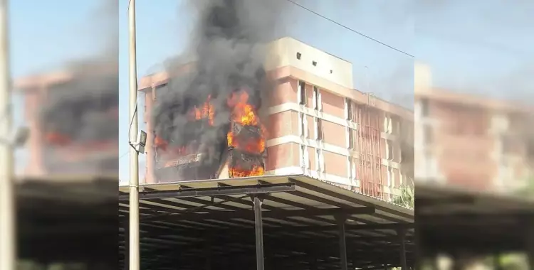  الحكومة تعلن خسائر حريق مستشفى الحسين بجامعة الأزهر 