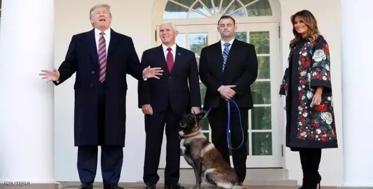  الرئيس الأمريكي يكرّم كلب ويهديه ميدالية ولوحة شرف.. لماذا؟ 