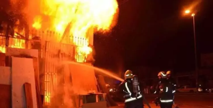  اندلاع النيران في 7 منازل بمحافظة سوهاج 