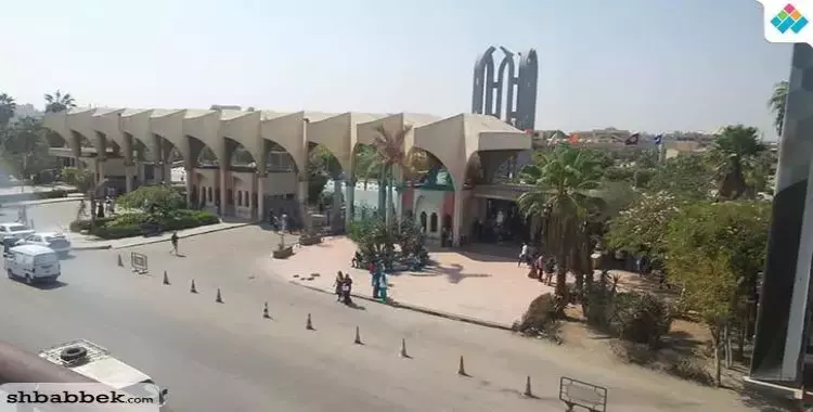  انفجار قنبلة بدائية بمحيط جامعة حلوان  «صور» 