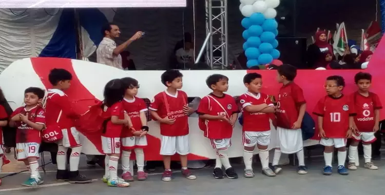  بالصور.. حفل لأطفال مدارس «فضل الحديثة» تحت شعار مصر في كأس العالم 