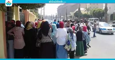 بسبب الضبطية القضائية.. تظاهر طلاب الثانوية ببني سويف أمام «التعليم»