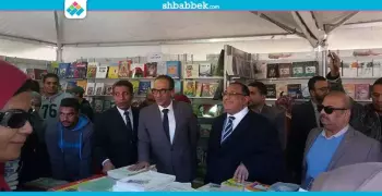 تحت شعار «الثقافة في المواجهة».. افتتاح معرض الكتاب بجامعة حلوان (صور)