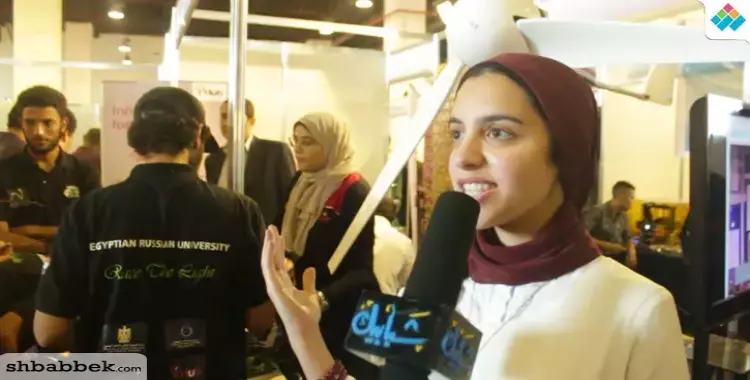  «توربينة في المنزل».. مشروع طلابي بهندسة عين شمس في معرض القاهرة للابتكارات (فيديو) 