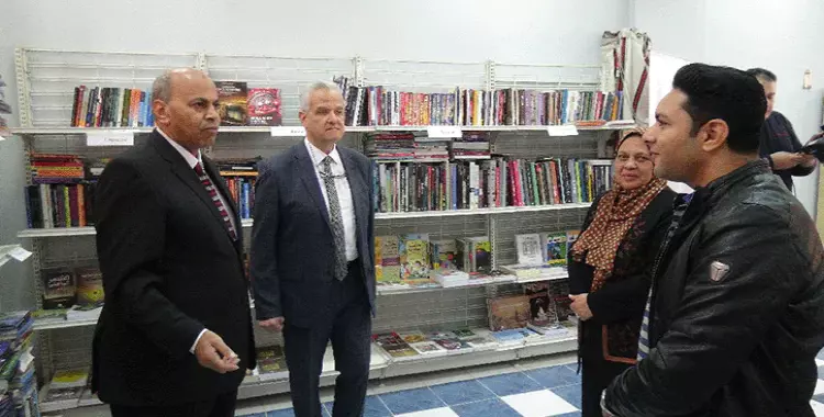  جامعة المنيا تفتتح معرض الكتاب الجامعي السادس 