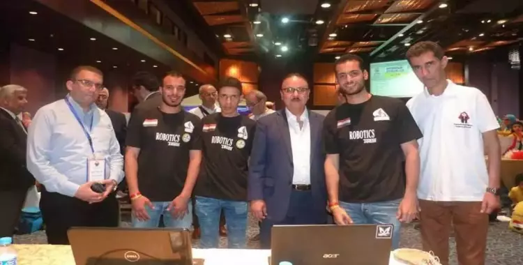  جامعة كفرالشيخ تحصد المركز الأول في البطولة العربية للروبوت 