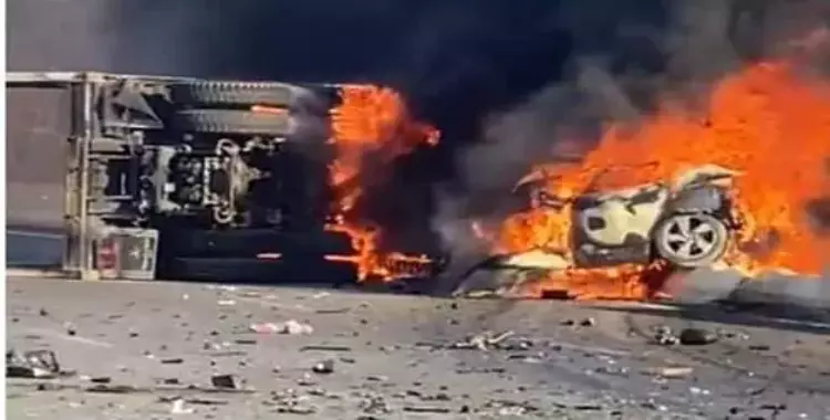  حادث طريق الجلالة.. صورة الفتاة وفيديو لحظة وفاتها 