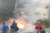  حريق داخل مبنى المدينة الجامعية لطالبات جامعة الأزهر.. صور 