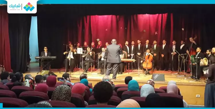  حفل إنشاد ديني بمسرح جامعة القاهرة (صور) 