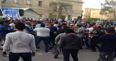 خناقة بين مرشحين لاتحاد طلاب القاهرة على «ناخب» (صور)
