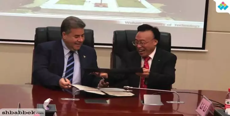  رئيس جامعة بنها يوقع الاتفاقية الثالثة مع جامعة ووهان الصينية 