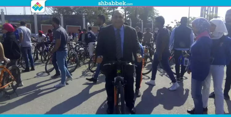  رئيس جامعة حلوان: ركوب العجل مفيد للصحة النفسية 