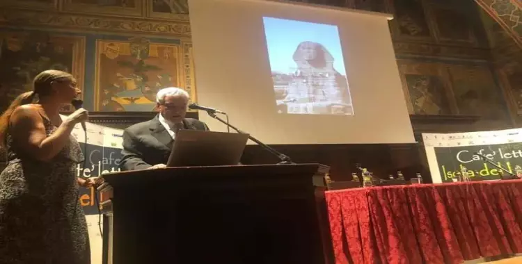  زاهي حواس في محاضرة بجامعة إيطالية يكشف قصة مقتل رمسيس الثاني 