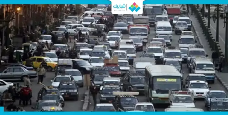  زحام مروري في مدينة نصر بسبب «ماسورة مياه» 