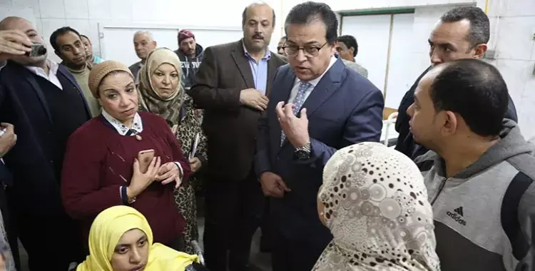  زيارة مفاجئة من وزير التعليم العالي لمستشفى قصر العيني 