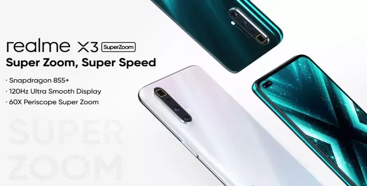  سعر ومواصفات هاتف ريلمي  Realme X3 SuperZoom 