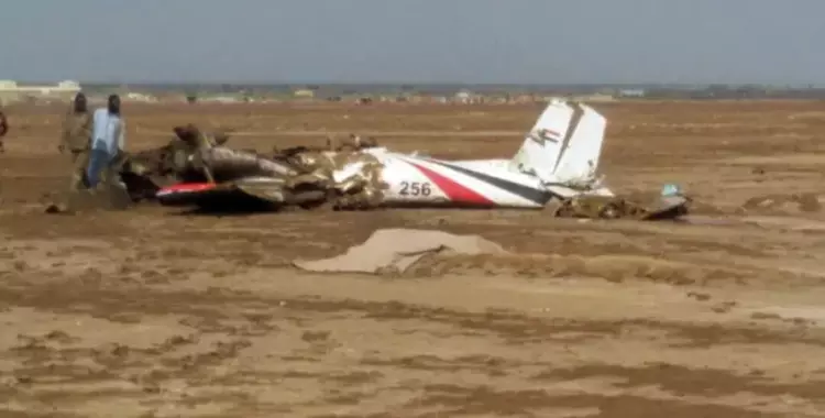  سقوط طائرة عسكرية في السودان 