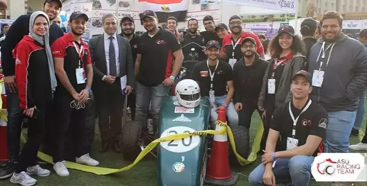  سيارة طلاب هندسة عين شمس تحصد المركز الأول في مسابقة «شباب القادة» 