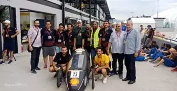 سيارة كهربائية لطلاب بكلية هندسة حلوان تنجح في اختبارات مسابقة عالمية بماليزيا
