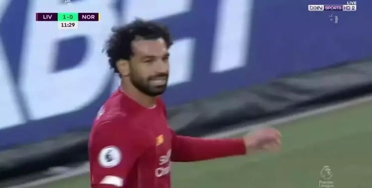  شاهد أول أهداف محمد صلاح في الدوري الإنجليزي 2019-2020 أمام نوريتش سيتي 