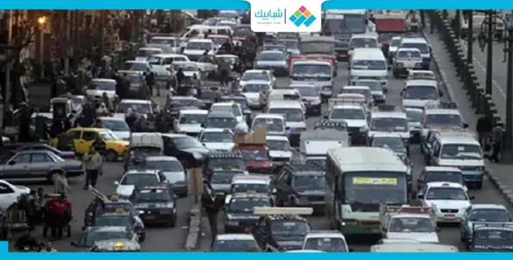  شلل مروري بمحاور القاهرة والشوارع الرئيسية 