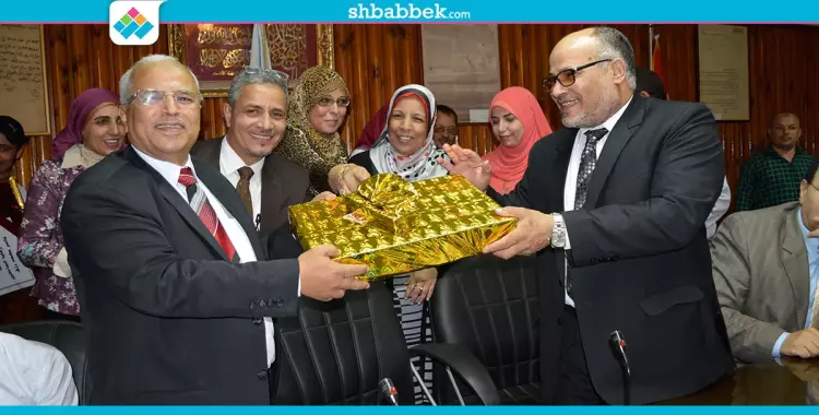  صور| تكريم الأمين العام لجامعة الأزهر لبلوغه سن المعاش 
