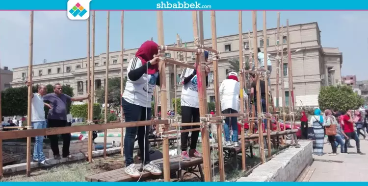  صور| جوالة تجارة القاهرة تستعد لاستقبال الطلاب الجدد 