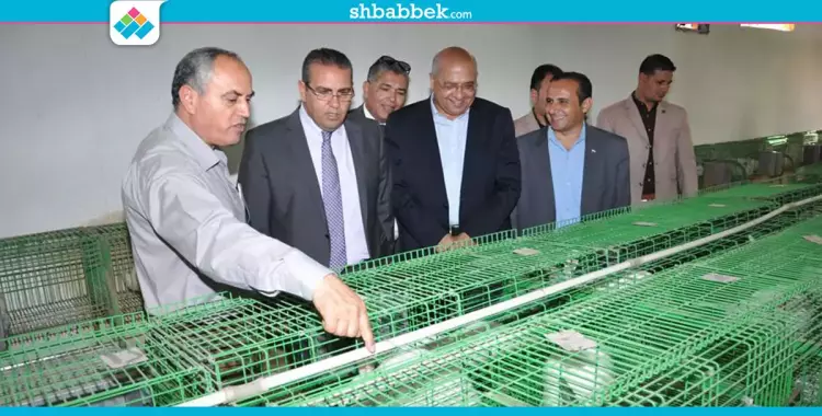  صور| رئيس جامعة المنصورة يفتتح وحدة إنتاج الأرانب بكلية الزراعة 