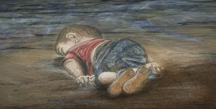  صور| كيف جسد فن الكاريكاتير مآساة غرق الطفل السوري؟ 