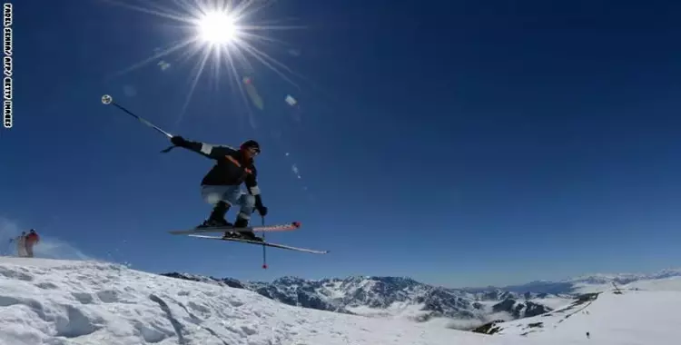  صور| لمحبي التزلج على الجليد.. «جبال أطلس» جوهرة المغرب 
