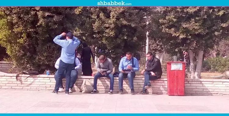  صور| مع بداية الترم الثاني.. طلاب بجامعة حلوان يؤدون دورة التربية العسكرية 