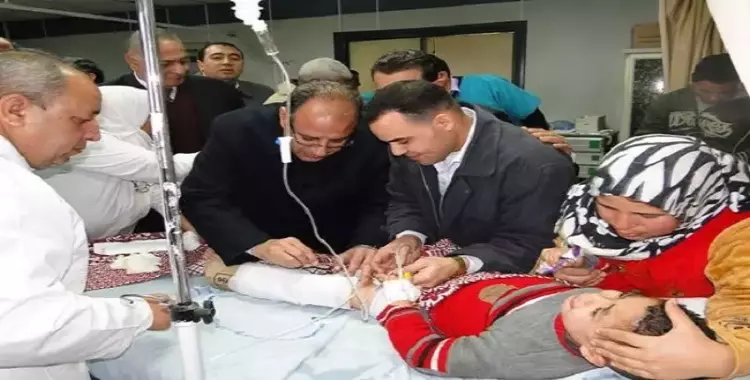  صور| مقتل طفلة وإصابة 10 في انقلاب أتوبيس حضانة بدمنهور 