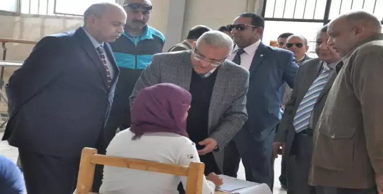  ضبط 25 حالة في امتحانات جامعة المنيا 