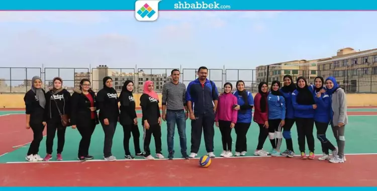  طالبات المنصورة تحصد المركز الأول في منافسات كرة الطائرة بدوري الجامعات 