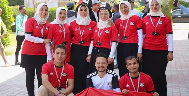  طلاب بكلية إعلام بني سويف ينتجون أغنية لتشجيع منتخب مصر في بطولة أمم أفريقيا 